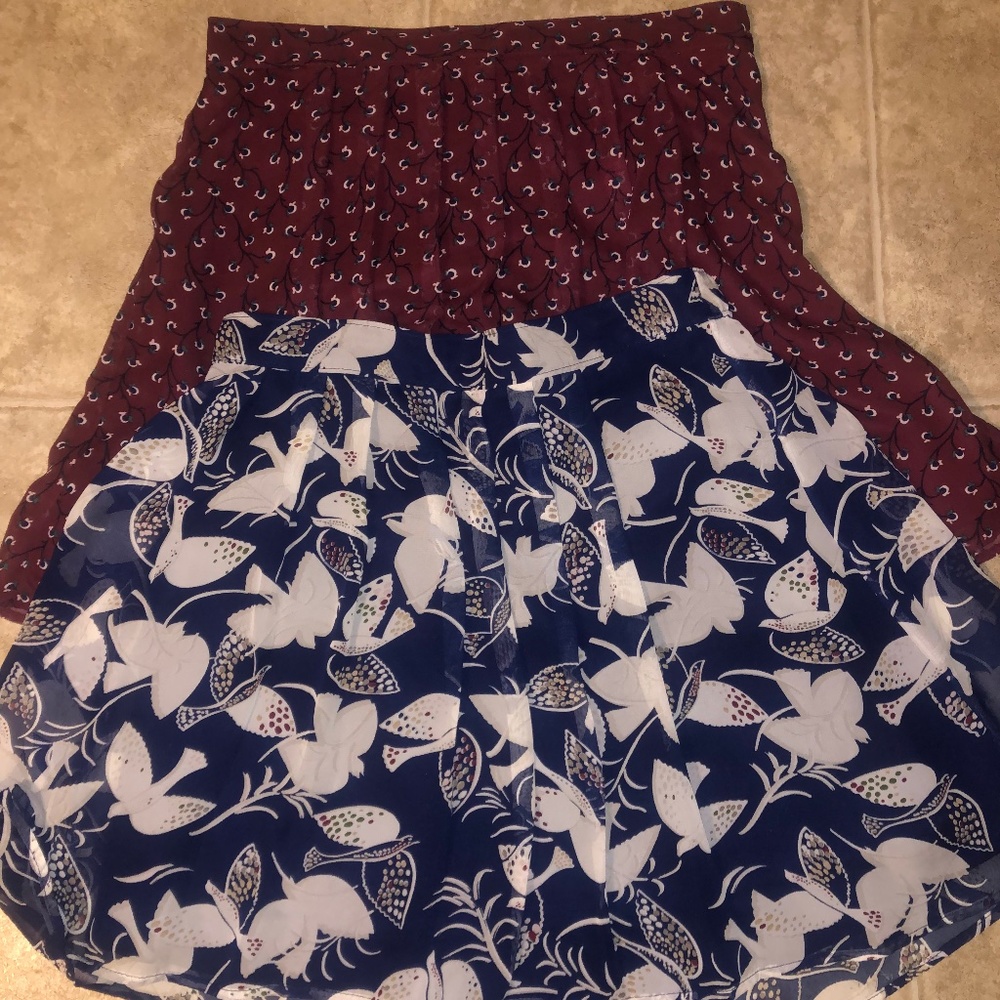 Fitted Waist, Pleated Old Navy Skirts